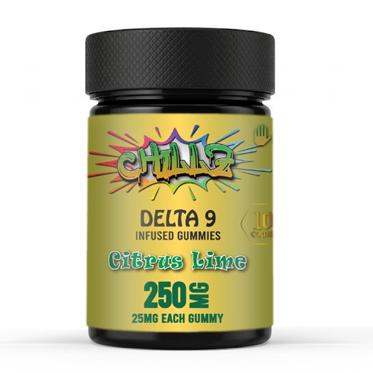 Chillz D9 Infused Gummies 250 MG Sativa